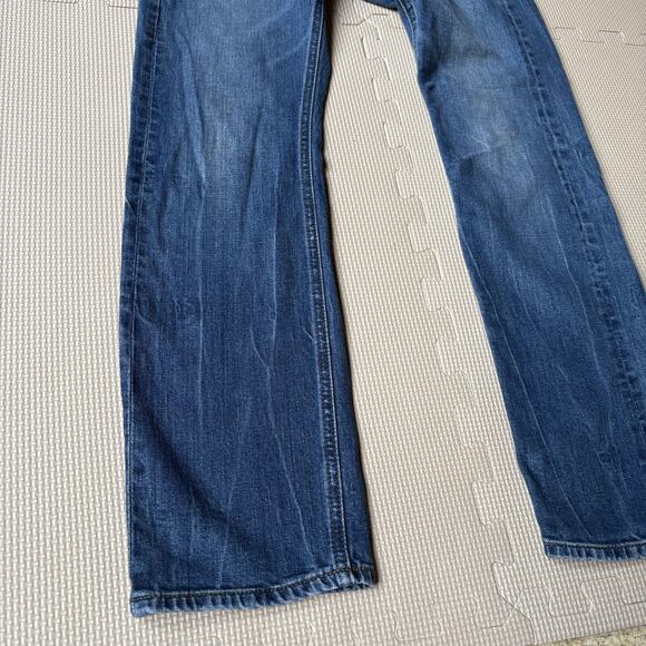 J Crew Selvedge Matchstick Straight Jeans Womens Size 26 Petite Premium Denim - Picture 14 of 15